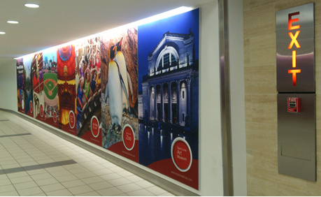 飛印網(wǎng)制作辦公樓燈箱布廣告